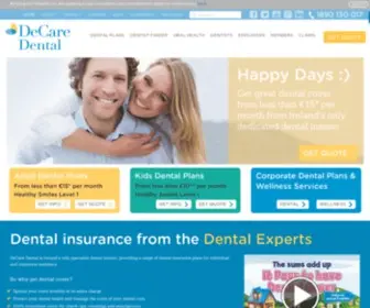 Decaredental.ie(DeCare Dental) Screenshot