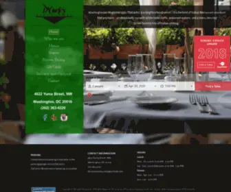 Decarlosrestaurant.com(Washingtonian Magazine says) Screenshot