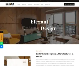 Decartinteriors.com(Decart Interiors) Screenshot