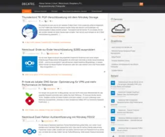 Decatec.de(Home-Server) Screenshot