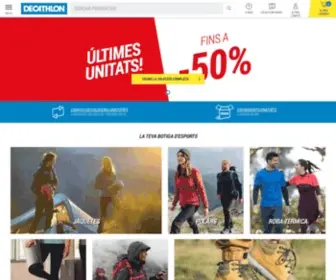 Decathlon.cat(Más de 1000 PRODUCTOS con bajada de precio permanente) Screenshot