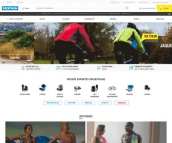 Decathlon.com.br(Loja de artigos esportivos) Screenshot