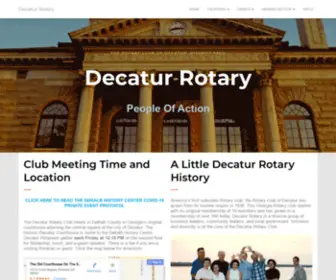 Decatur-Rotary.org(Decatur Rotary) Screenshot