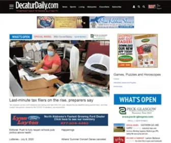 Decaturdaily.com(The Independent Voice of the Tennessee Valley since 1912) Screenshot