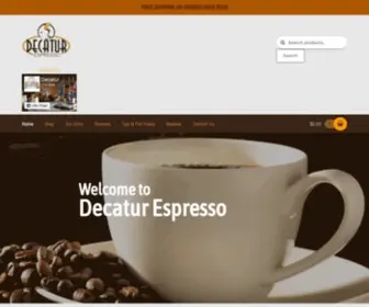 Decaturespresso.com(Decatur Espresso) Screenshot