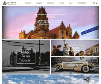 Decaturtownsquare.com(Discover why Decatur) Screenshot