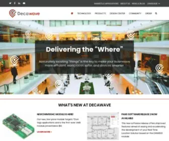 Decawave.com(Home) Screenshot
