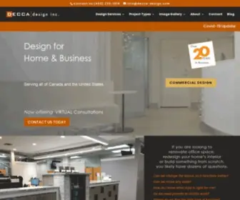 Decca-Design.com(Calgary Interior Designers) Screenshot