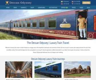 Deccan-Odyssey-India.com(The Deccan Odyssey) Screenshot