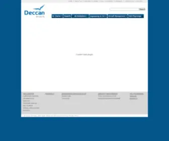 Deccanair.com(Deccan charters) Screenshot