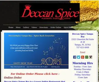 Deccanspicetb.com(Indian Food Order Online) Screenshot