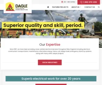 Deccorp.com(Dagle Electrical Construction Corp) Screenshot