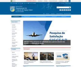 Decea.mil.br(Departamento de Controle do Espaço Aéreo) Screenshot