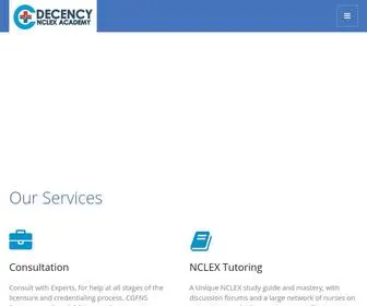 Decencynclexacademy.com(DECENCY NCLEX ACADEMY) Screenshot