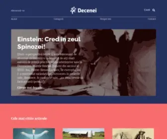 Decenei.com(O punte între adevăr și destin) Screenshot