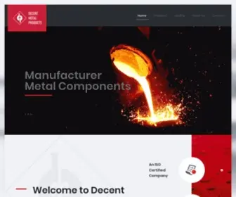 Decentmetalproducts.com(Just another WordPress site) Screenshot