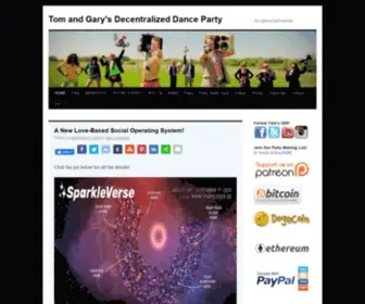 Decentralizeddanceparty.com(Tom and Gary's Decentralized Dance Party) Screenshot