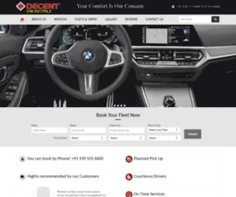 Decenttravels.co.in(Car Rentals) Screenshot