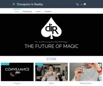 Deceptionisreality.co.uk(Deception) Screenshot