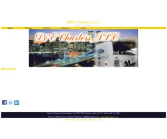 Decharters.com(D&E Charters provides chartes bus service and taxi service located in Lanett) Screenshot