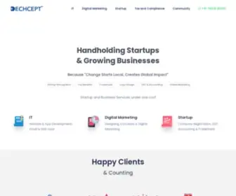 Dechcept.com(Digital, Creative & Business Solutions) Screenshot