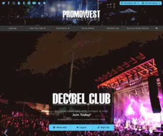 Decibelclub.com(PromoWest Productions) Screenshot