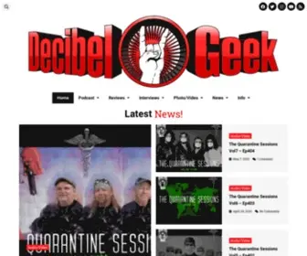 Decibelgeek.com(Decibel Geek) Screenshot