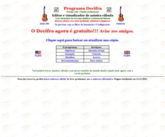 Decifra.com(Decifra 2.0) Screenshot