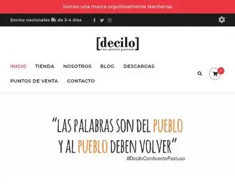 Decilo.co(Decilo con acento pastuso) Screenshot