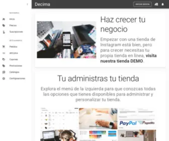 Decimaerp.com(Decima) Screenshot