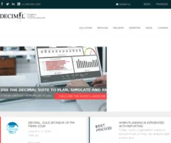 Decimal.ca(Performance management solution) Screenshot