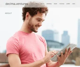 Decimaventures.com(Decima Ventures) Screenshot