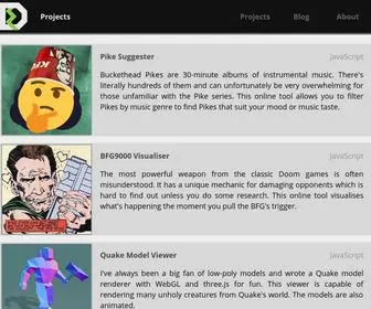 Decino.nl(Projects) Screenshot