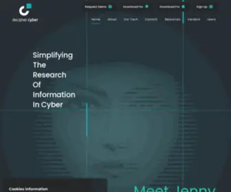 Deciphercyber.com(A world leading web platform) Screenshot