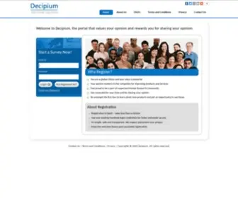 Decipium.com(Decisive Opinion) Screenshot