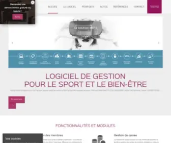 Deciplus.fr(Le logiciel de gestion de club de sport) Screenshot