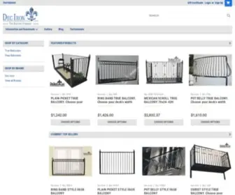 Deciron.com(Bolt-On Iron Balcony Systems) Screenshot