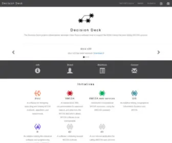 Decision-Deck.org(Decision Deck) Screenshot