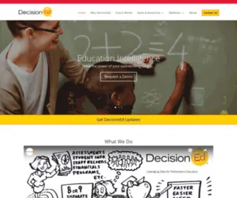 Decisioned.com(DecisionEd Education Intelligence Solution) Screenshot