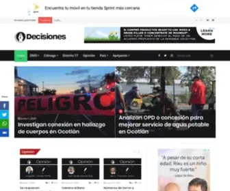 Decisiones.com.mx(Noticias de Ocotl) Screenshot