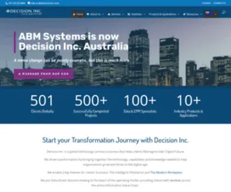 Decisioninc.com.au(Decision Inc) Screenshot