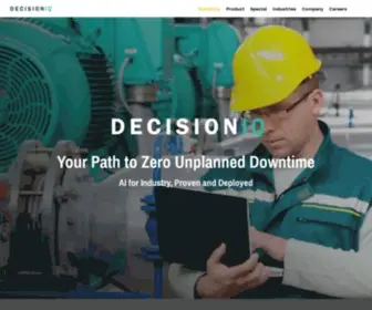 Decisioniq.com(AI for Industry) Screenshot