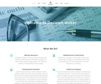 Decisionmakerbd.net(Decision Maker) Screenshot