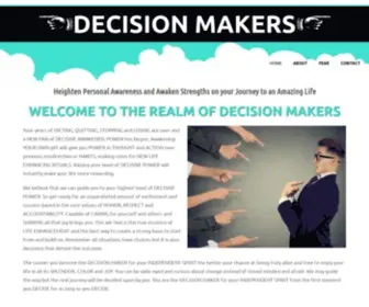 Decisionmakers.ca(Going into business means writing your own history) Screenshot