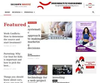 Decisionmakerz.com(Make wise decisions) Screenshot
