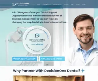 Decisiononedental.com(DecisionOne Dental Partners) Screenshot