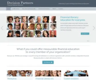 Decisionpartners.org(Financial Literacy Programs for Students) Screenshot