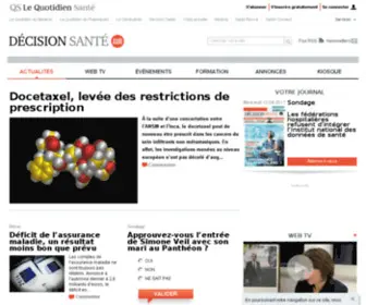 Decisionsante.com(Décision Santé) Screenshot