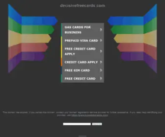 Decisivefreecards.com(Lassen) Screenshot