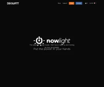 Deciwatt.org(Instant light and power) Screenshot